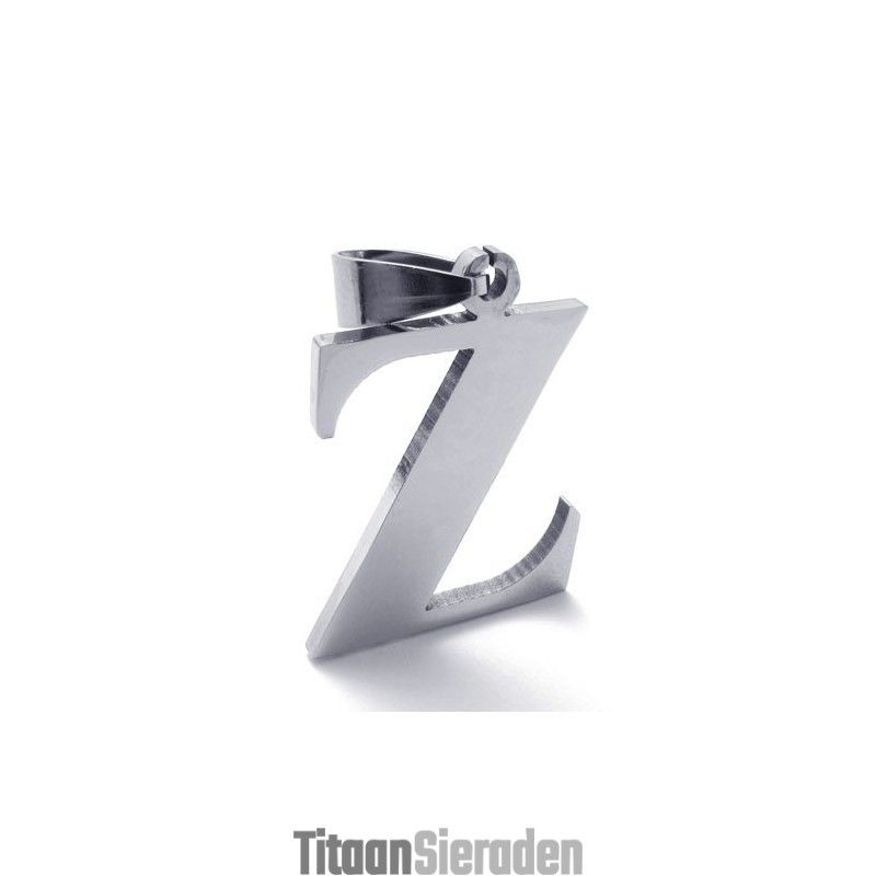 Letter "Z" Titanium Hanger