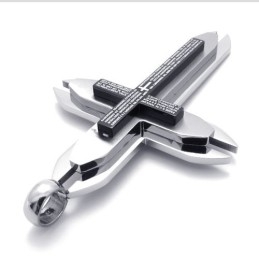 Drie Lagen Titanium Kruis Hanger