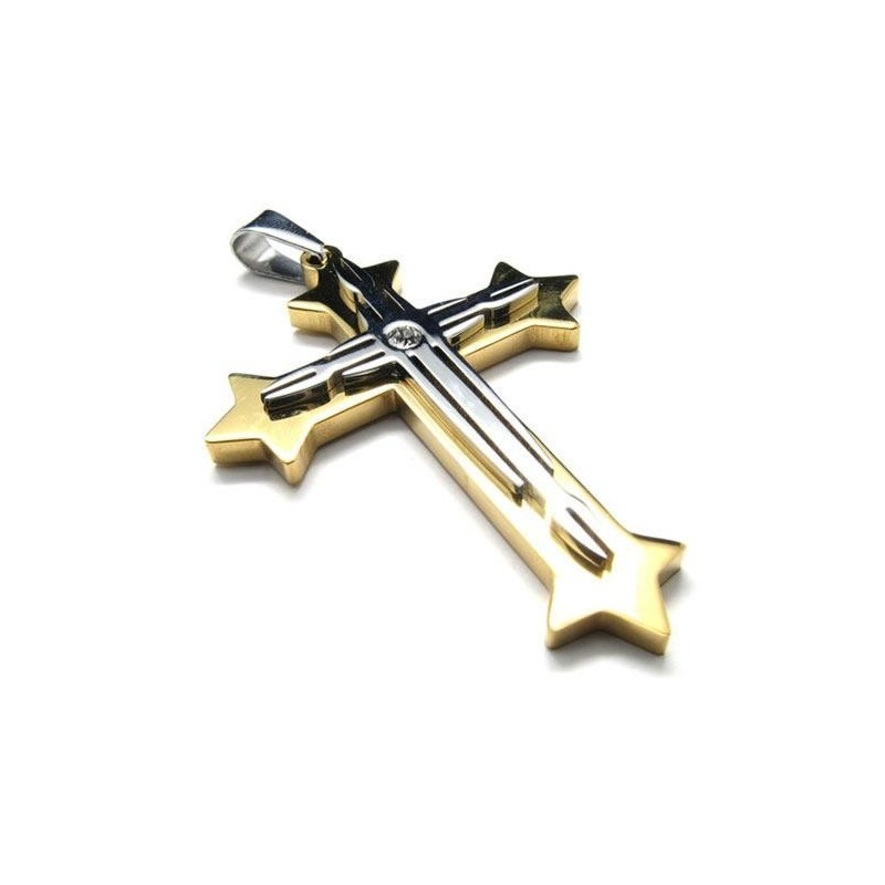 Heren Pure Titanium Nieuwe Kruis Hanger Ketting Heren Pure Titanium Nieuwe Kruis Hanger Ketting