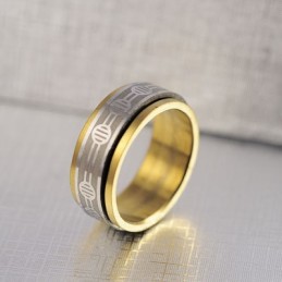 Titanium Gouden Ring