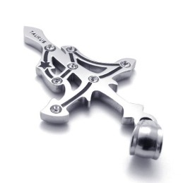 Taurus Titanium Hanger Met Strass