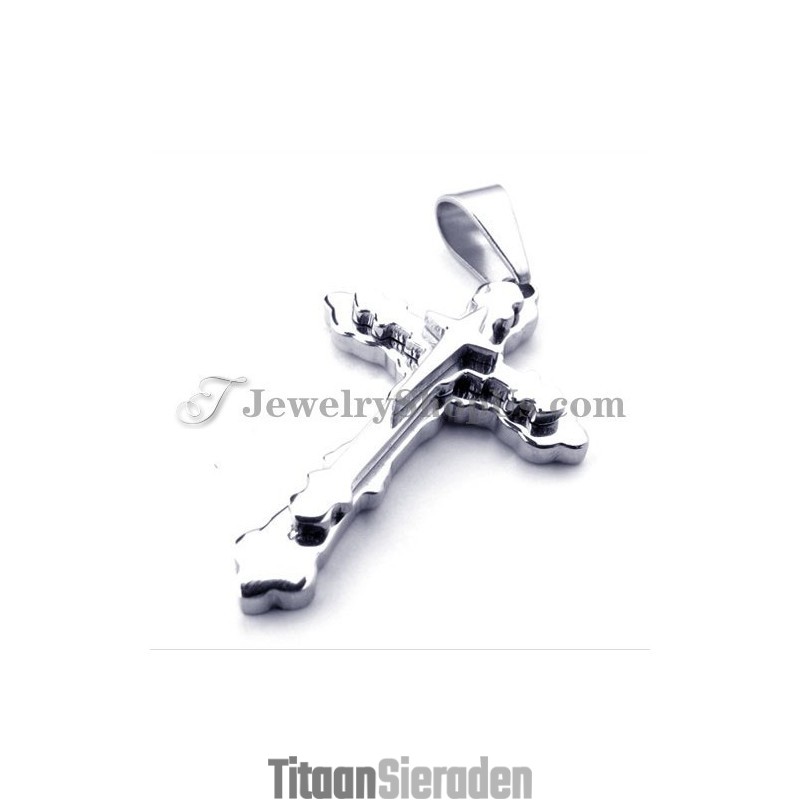 Mode Titanium Kruishanger Voor Vrouwen