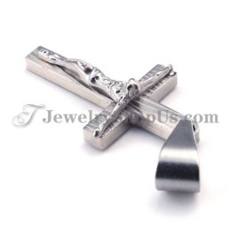 Titanium Kruis Van Jezus Hanger Voor Vrouwen