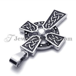 Prachtige Titanium Kruishanger Met Zirkoon