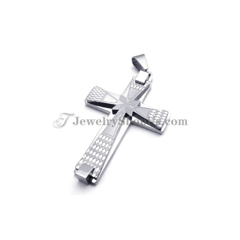 Elegante Titanium Kruishanger Elegante Titanium Kruishanger