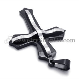 Mode Zwarte Titanium Kruishanger