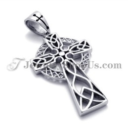 Elegante Titanium Hanger Met Bruine Zirkoon