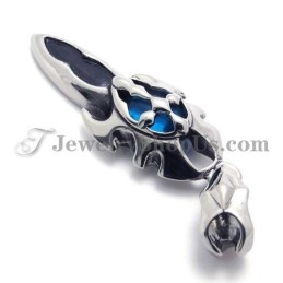 Mode Blauwe Zirkoon Titanium Hanger