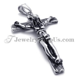 Titanium Kruis Jezus Hanger