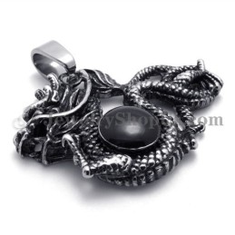 Mode Draak Titanium Hanger Met Zirkoon