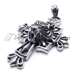 Klassieke Zwarte Kruis Titanium Hanger