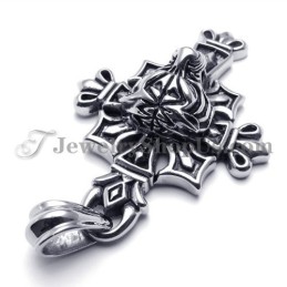 Klassieke Zwarte Kruis Titanium Hanger