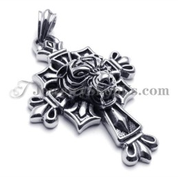Klassieke Zwarte Kruis Titanium Hanger