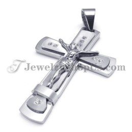 Klassieke Titanium Hanger Met Het Kruis Van Jezus