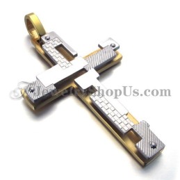 Mode Gouden Titanium Kruishanger