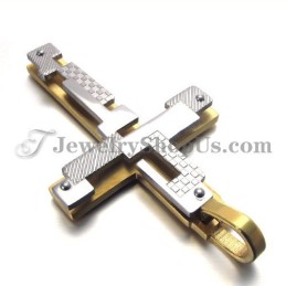 Mode Gouden Titanium Kruishanger