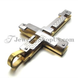 Mode Gouden Titanium Kruishanger