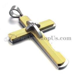 Gouden Titanium Kruishanger