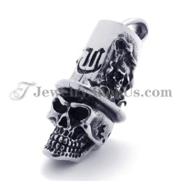 Mode Schedel En Hoed Vorm Titanium Hanger