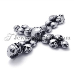 Mode Schedels Kruis Titanium Hanger