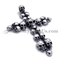 Mode Schedels Kruis Titanium Hanger