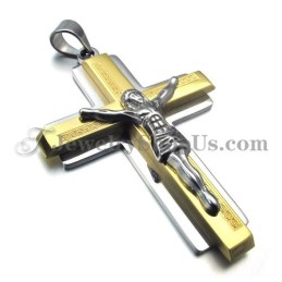 Mode Gouden Titanium Kruis Van Jezus Hanger