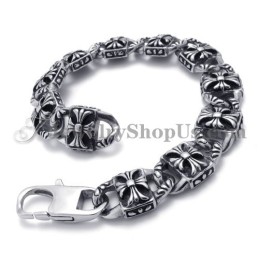 Mode Kruis Titanium Armband