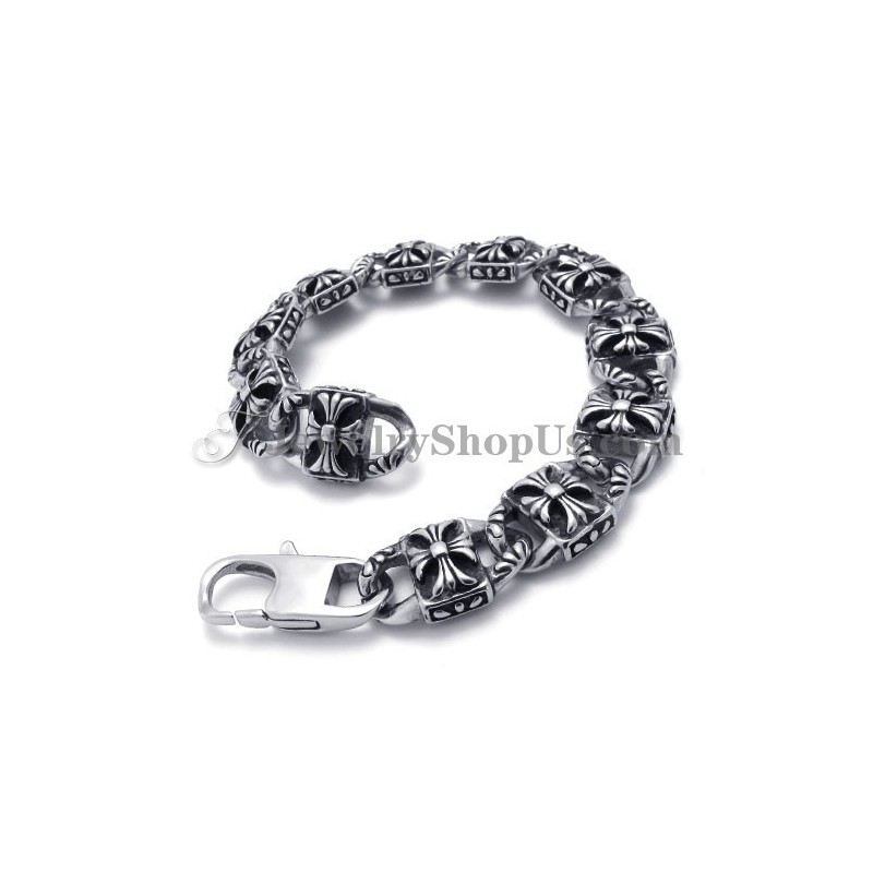 Mode Kruis Titanium Armband Mode Kruis Titanium Armband