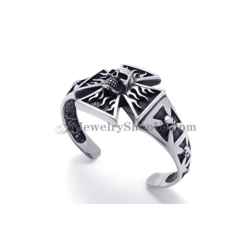 Mode Kruis Titanium Armband