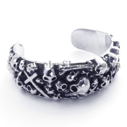 Titanium Schedel Armband