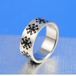 Prachtige Titanium Herenring