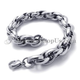 Mode Zilveren Titanium Armband