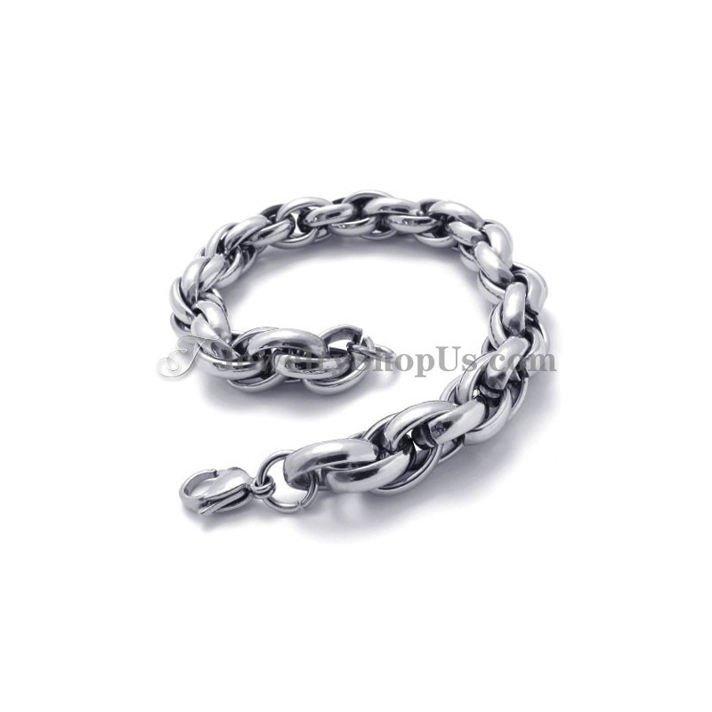 Mode Zilveren Titanium Armband Mode Zilveren Titanium Armband
