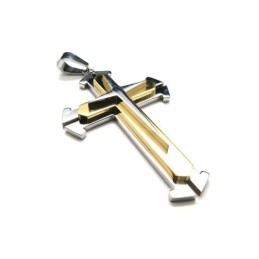 Herenketting Met Sterhanger En Kruis Van Puur Titanium