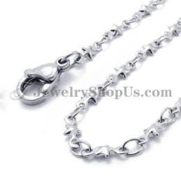Prachtige Titanium Sterrenketting