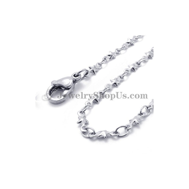 Prachtige Titanium Sterrenketting Prachtige Titanium Sterrenketting