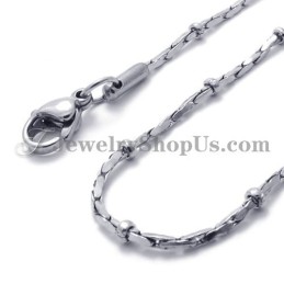 Mode Zilveren Titanium Damesketting