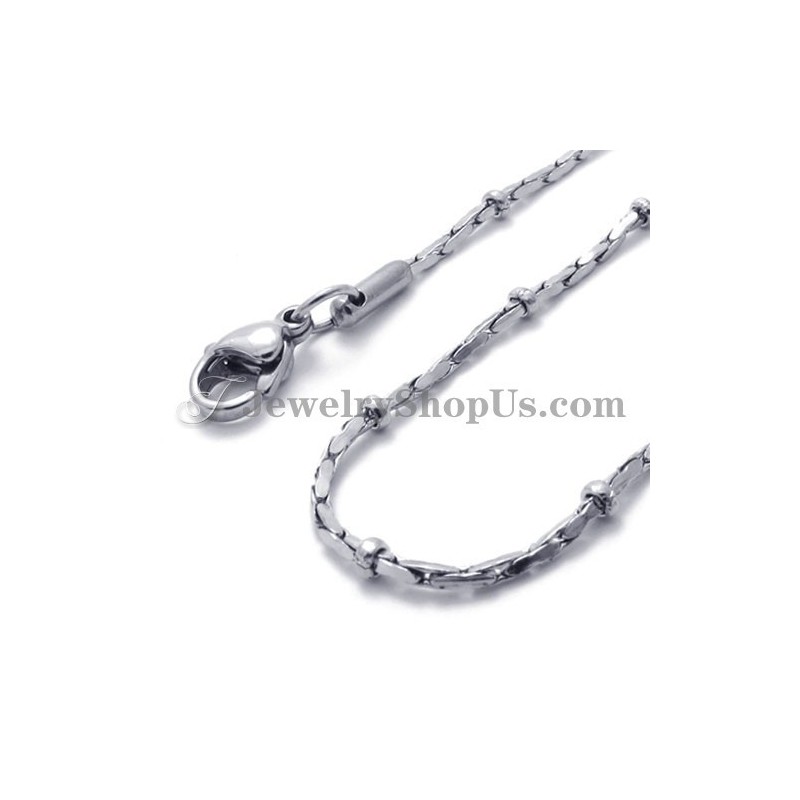 Mode Zilveren Titanium Damesketting Mode Zilveren Titanium Damesketting