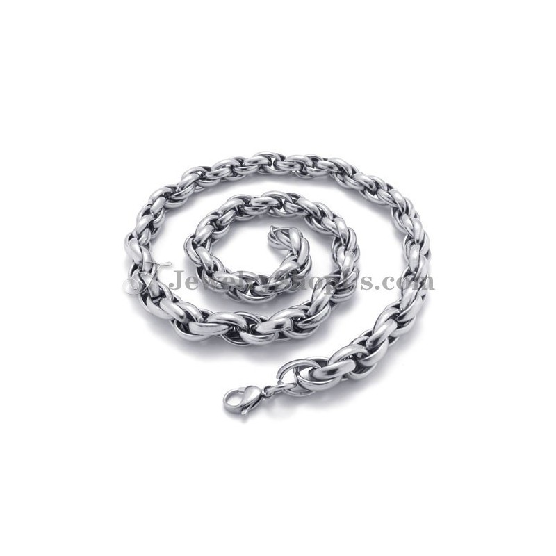Elegante Zilveren Titanium Ketting Elegante Zilveren Titanium Ketting