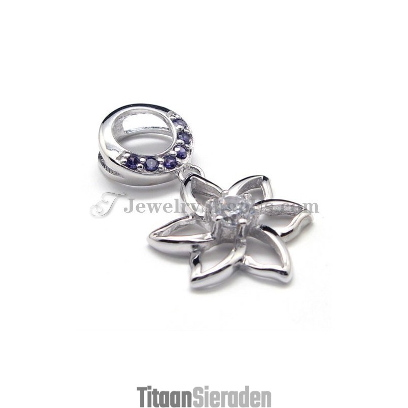 925 Zilveren Hanger Met Zirkoon (Galvaniserend Platina) Met Gratis Ketting 925 Zilveren Hanger Met Zirkoon (Galvaniserend Platina) Met Gratis Ketting