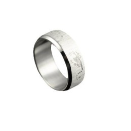 Schorpioen Titanium Ring Voor Heren