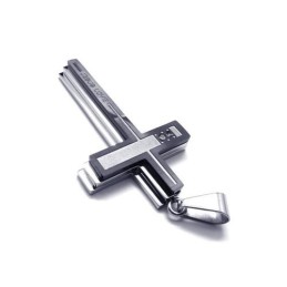 Heren Zilveren Kruishanger Van Puur Titanium (Nieuw)