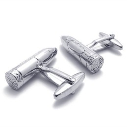 Modern Design, Kleur, Briljantie, Stabiele Kwaliteit Titanium Manchetknopen