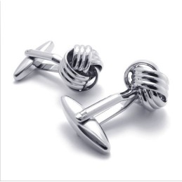 Deft Design Kleur Briljantie Stabiele Kwaliteit Titanium Manchetknopen