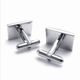 Elegante Vorm, Kleur, Briljantie, Superieure Kwaliteit Titanium Manchetknopen