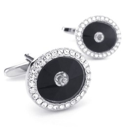 Elegante Vorm, Delicate Kleuren, Hoogwaardige Titanium Manchetknopen