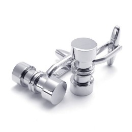 Deft Design Kleur Briljantie Uitstekende Kwaliteit Titanium Manchetknopen