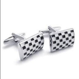 Fijn Bewerkte, Delicate Kleuren, Superieure Kwaliteit Titanium Manchetknopen