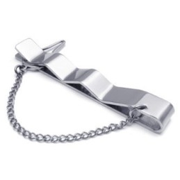 Rationele Constructie, Kleurbriljantie, Uitstekende Kwaliteit Titanium Stropdasclips