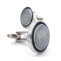 Deft Design Delicate Kleuren Hoge Kwaliteit Titanium Manchetknopen